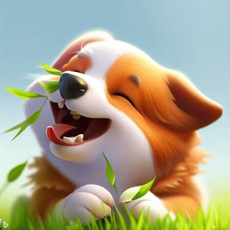 Why do Dogs eat grass